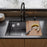 Stainless Steel Stainless Steel Kitchen Sink Satin Brushed 5