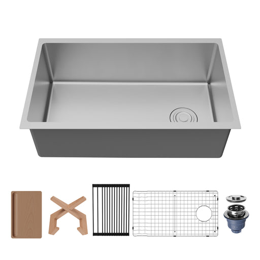 Stainless Steel Stainless Steel Kitchen Sink Satin Brushed 1