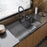 Stainless Steel Stainless Steel Kitchen Sink Satin Brushed 4