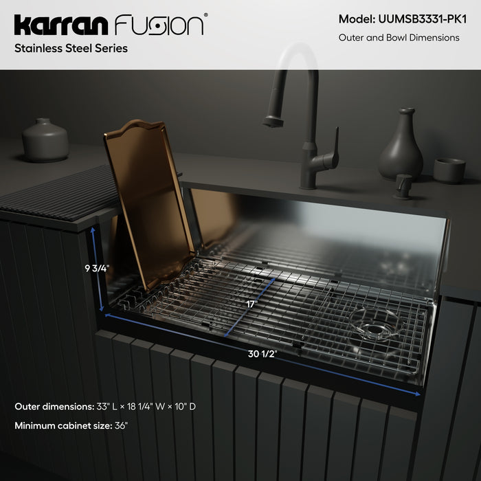 Stainless Steel Stainless Steel Kitchen Sink Satin Brushed 8