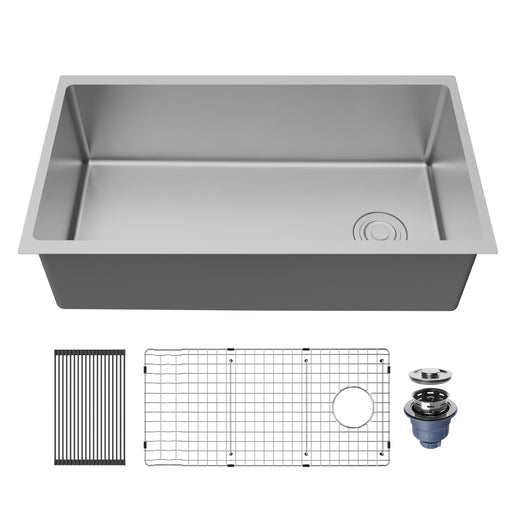 Stainless Steel Stainless Steel Kitchen Sink Satin Brushed 1