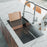 Stainless Steel Stainless Steel Kitchen Sink Satin Brushed 4