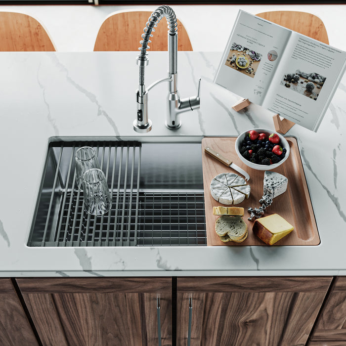 Stainless Steel Stainless Steel Kitchen Sink Satin Brushed 5