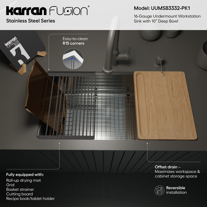 Stainless Steel Stainless Steel Kitchen Sink Satin Brushed 6
