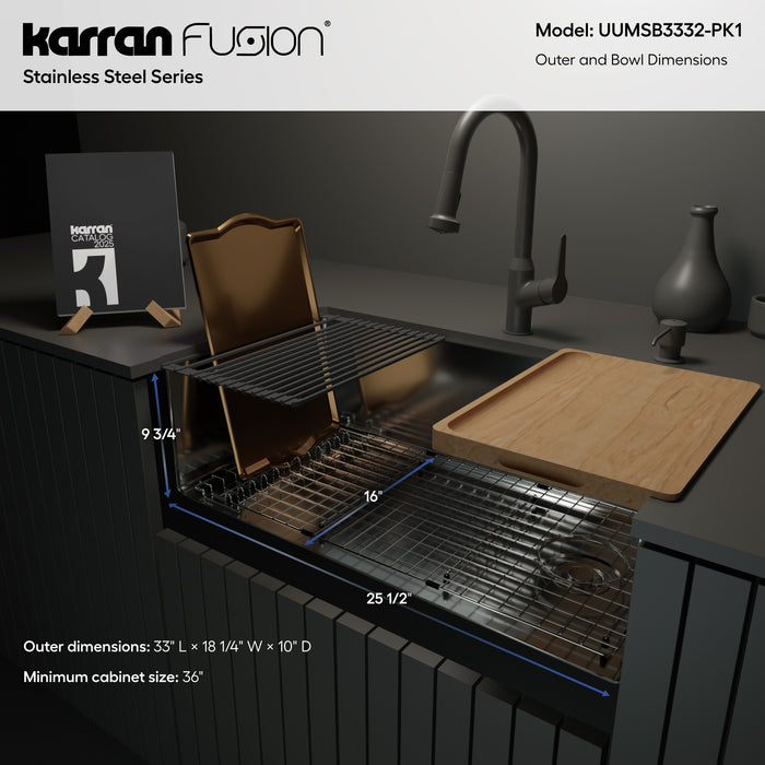 Stainless Steel Stainless Steel Kitchen Sink Satin Brushed 8