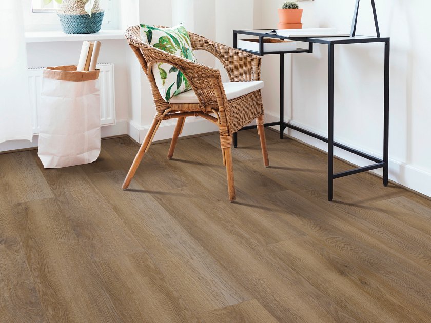COREtec Pro Classics Vinyl Cartwheel Oak Vinyl Plank UV Acrylic 4