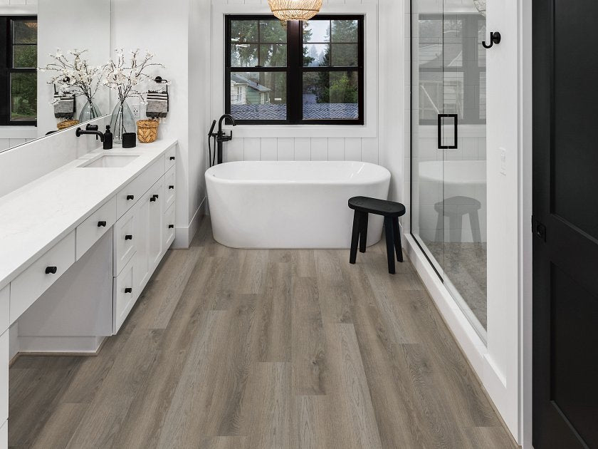 COREtec Pro Classics Vinyl Elliptical Oak Vinyl Plank UV Acrylic 4
