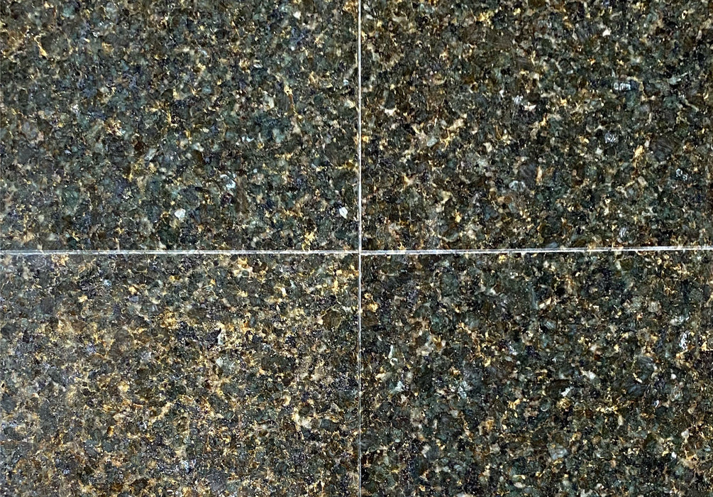 Full Tile Sample - Ubatuba Granite Tile - 12" x 12" x 3/8" Polished