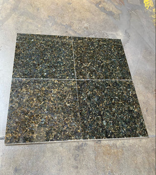 Ubatuba Granite Tile - 12" x 12" x 3/8" Polished