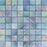 Full Sheet Sample - Aquatica Ultraviolet Turquoise Glass Mosaic - 1.50" x 1.50" x 8 MM Glossy