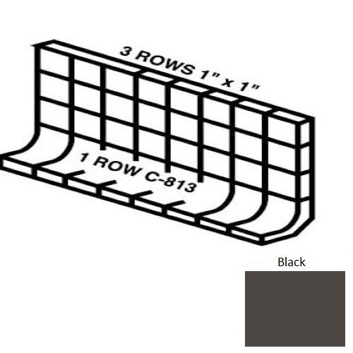 Unglazed Mosaics Charcoal 0A33