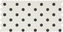 Unglazed Mosaics Ice White / Black Dots AO16