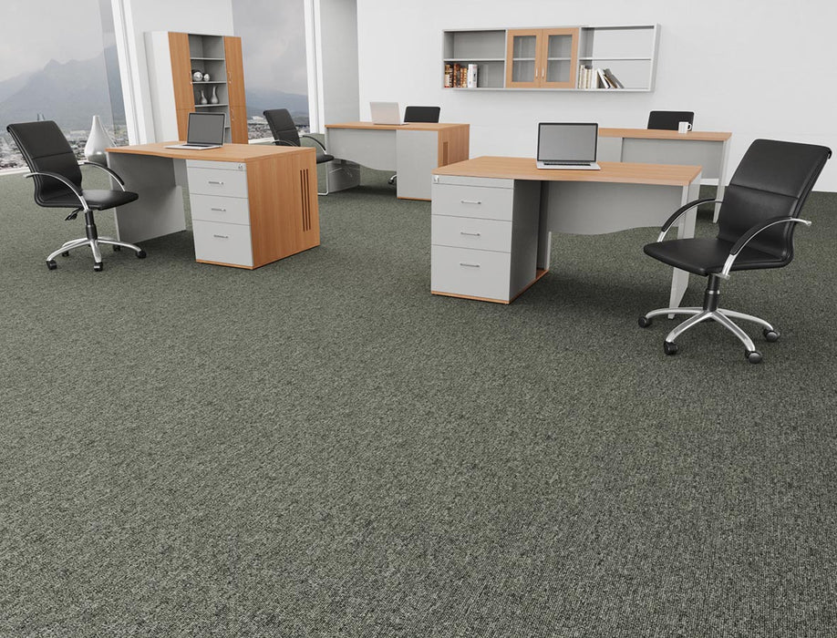 Uplink Polyester Charcoal 3121 Carpet Tile Textured 2