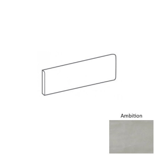 Urban Living Ambition Porcelain Floor & Wall Trim - 3" x 12" Bullnose