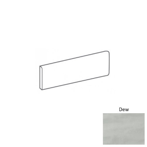 Urban Living Dew Porcelain Floor & Wall Trim - 3" x 12" Bullnose
