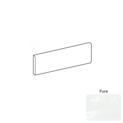 Urban Living Pure Porcelain Floor & Wall Trim - 3" x 12" Bullnose