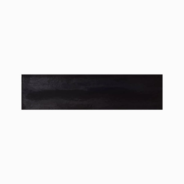 Full Tile Sample - Urbanore Ebony Shadow Porcelain Tile - 3" x 12" x 8 MM Glossy