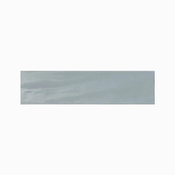 Full Tile Sample - Urbanore Harmonic Cerulean Porcelain Tile - 3" x 12" x 8 MM Glossy