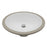 Vitreous China White Bathroom Sink 1