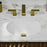 Vitreous China White Bathroom Sink 5