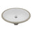 Vitreous China White Bathroom Sink 1