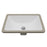 Vitreous China White Bathroom Sink 1