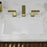 Vitreous China White Bathroom Sink 6