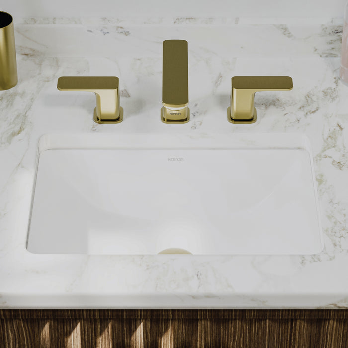 Vitreous China White Bathroom Sink 6