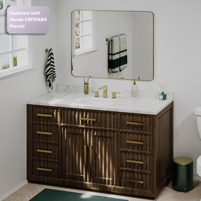 Vitreous China White Bathroom Sink 7