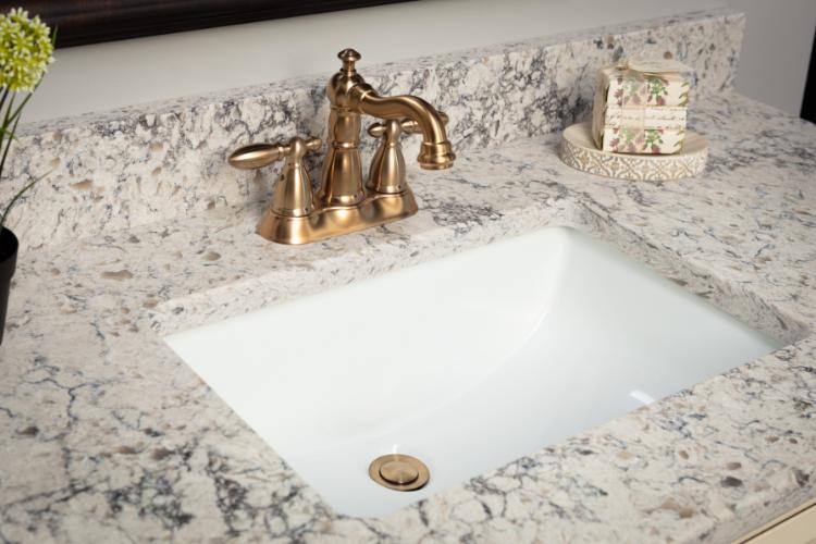 Vitreous China White Bathroom Sink 2