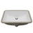Vitreous China White Bathroom Sink 1