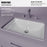 Vitreous China White Bathroom Sink 4