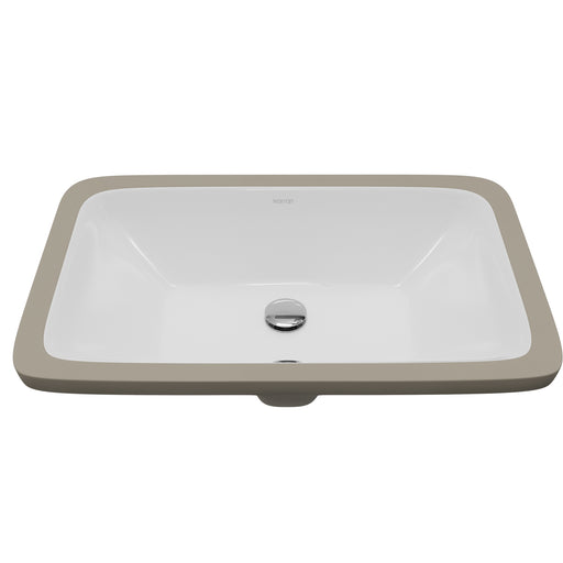 Vitreous China White Bathroom Sink 1