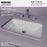 Vitreous China White Bathroom Sink 4