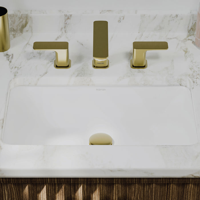 Vitreous China White Bathroom Sink 6