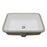 Vitreous China White Bathroom Sink 1