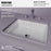 Vitreous China White Bathroom Sink 4