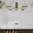 Vitreous China White Bathroom Sink 6