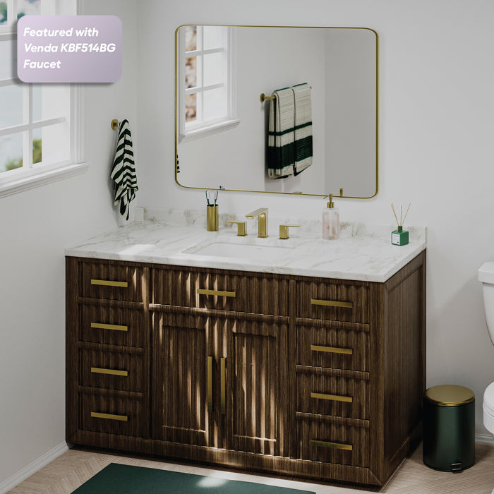 Vitreous China White Bathroom Sink 7