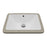 Vitreous China White Bathroom Sink 1