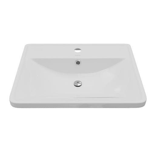 Vitreous China White Bathroom Sink 1