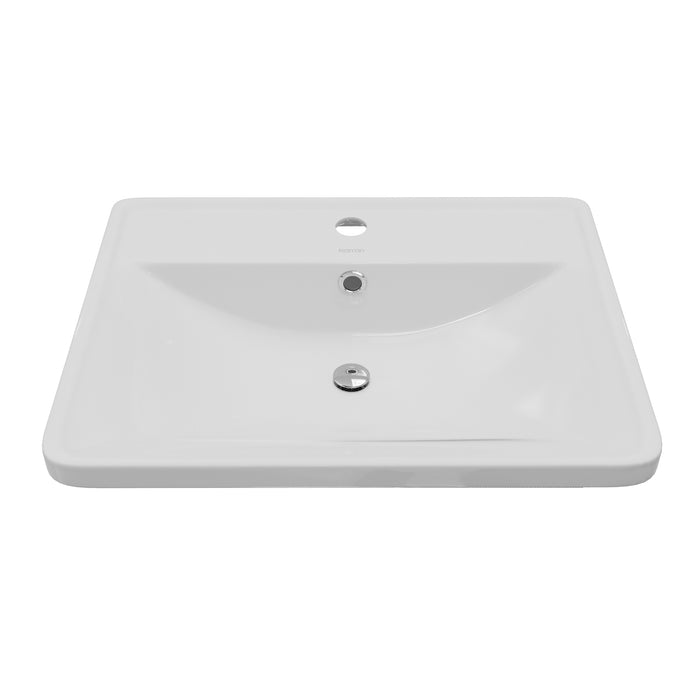 Vitreous China White Bathroom Sink 1