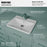 Vitreous China White Bathroom Sink 2
