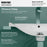 Vitreous China White Bathroom Sink 3