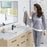 Vitreous China White Bathroom Sink 8