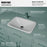 Vitreous China White Bathroom Sink 2