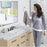 Vitreous China White Bathroom Sink 8