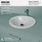 Vitreous China White Bathroom Sink 4