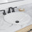 Vitreous China White Bathroom Sink 5