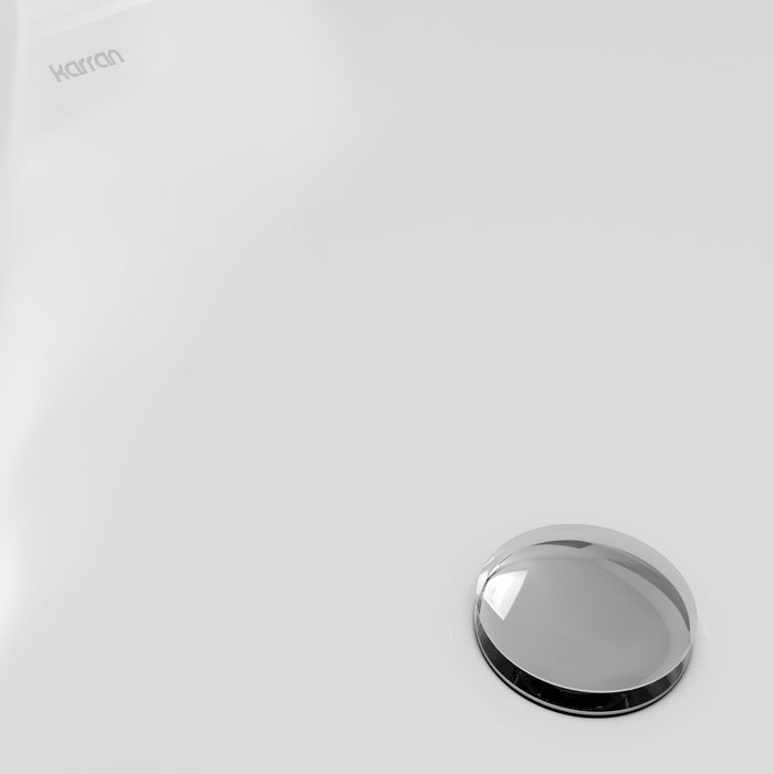 Vitreous China White Bathroom Sink 7